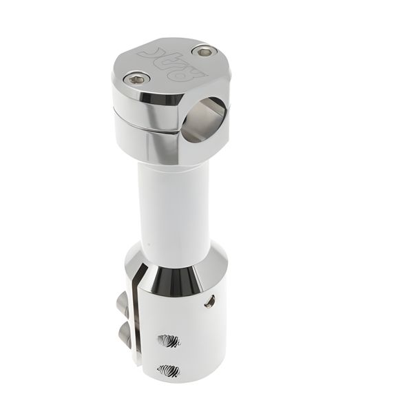 Lenkerklemme STR8 für MBK Booster / Yamaha BWs, echt chrom