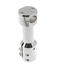 Lenkerklemme STR8 für MBK Booster / Yamaha BWs, echt chrom