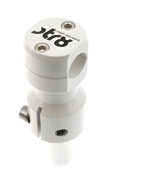 Handlebar clamp STR8 for Piaggio white