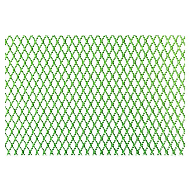 Grille de course STR8 qualité robuste, 30x30cm, espacement intermédiaire des trous, vert anodisé