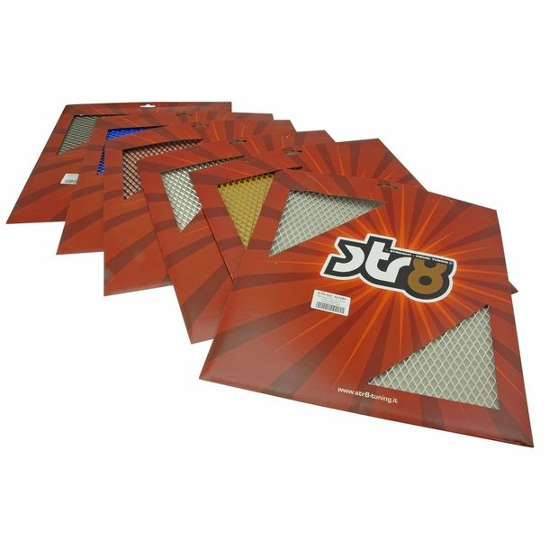 Racinggitter STR8 strong quality, 30x30cm, mittlerer Lochabstand, weiß