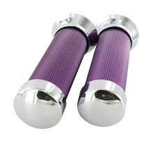 Manopole STR8 Custom, anodizzate viola 7/8 di pollice