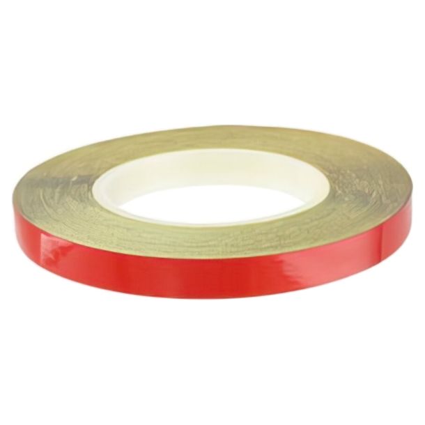 Rim stickers STR8, 5x9000mm, red