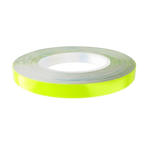 autocollants Rim STR8, 7x9000mm, jaune néon