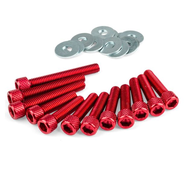 Viti coperchio motore STR8 Minarelli rosso