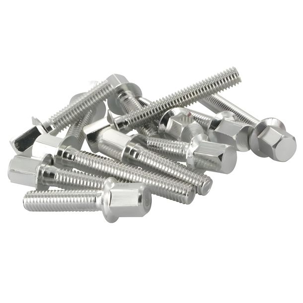 Motordeckel Schraubenset STR8 New-Style für Minarelli, silber