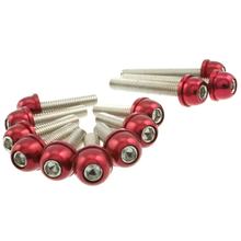 Motordeckel Schraubenset STR8 für Minarelli, rot