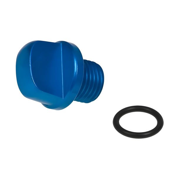 STR8 New-Style olievulplug voor Minarelli, blauw