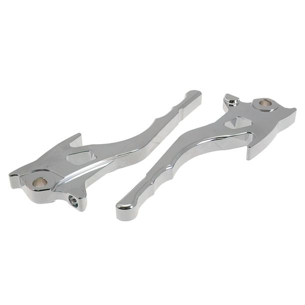 CNC leva del freno STR8 aggressivo per Yamaha Aerox / MBK Nitro, cromo