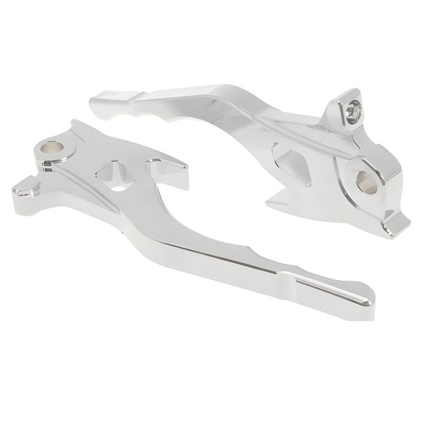 CNC Bremshebel STR8 Aggressive für Yamaha Aerox / MBK Nitro, chrom