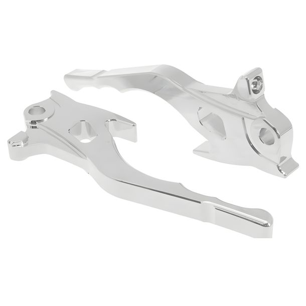 CNC leva del freno STR8 aggressivo per Yamaha Aerox / MBK Nitro, cromo