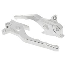 CNC Bremshebel STR8 Aggressive für Yamaha Aerox / MBK Nitro, chrom