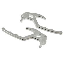 CNC Bremshebel STR8 Aggressive für Aprilia SR 2006, chrom