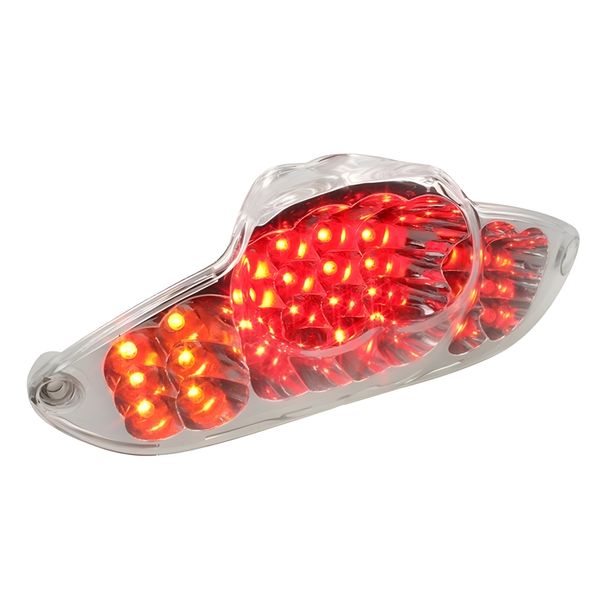 Rücklicht STR8 Japan - Style LED, inkl. Blinkerfunktion für Gilera Runner (ab Bj. 08 / 2005), mit Prüfzeichen