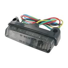 Rücklicht STR8 Black-Line MINI LED, inkl. Blinkfunktion, universal, mit CE-Nummer