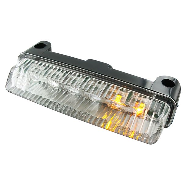 Rücklicht STR8 MINI LED inkl. Blinkfunktion, universal, weiß, mit E-Prüfzeichen