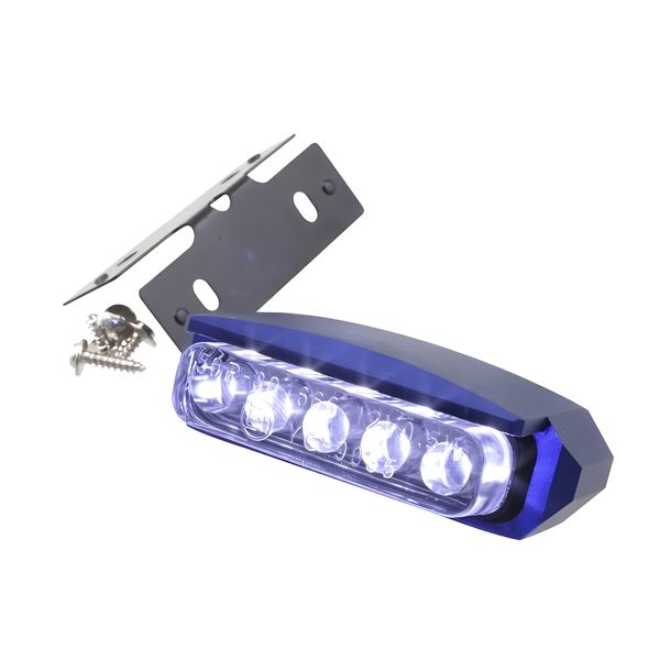 LED Nummernschildbeleuchtung STR8, inkl. Gehäuse, mit E-Prüfzeichen, blau