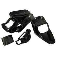 Kit carenatura STR8 completo 4 pezzi per MBK Booster / Yamaha BWs (modelli precedenti al 2004), nero