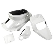 Kit carenatura STR8 completo 4 pezzi per MBK Booster / Yamaha BWs (modelli precedenti al 2004), bianco
