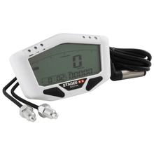 Speedometer Stage6 White Line, digital display, speed / Odo / trip / RPM / temperature, universal