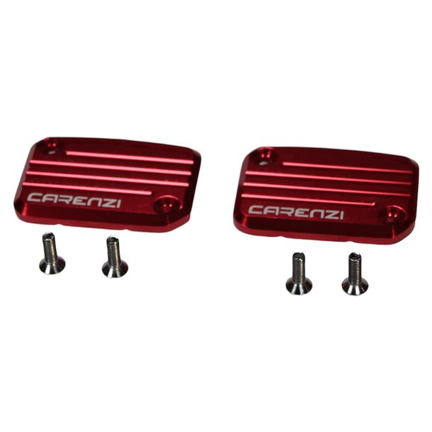 Copertura cilindro freno Carenzi, rossa 2 pezzi per MBK Nitro / Yamaha Aerox