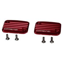Cobertura do cilindro de freio Carenzi, vermelho 2 peças para MBK Nitro / Yamaha Aerox