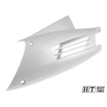 Coprire TNT, rivestimento laterale posteriore / destro sotto il vano casco per la Peugeot Speedfight 2, bianco