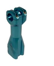 Manubrio morsetto Doppler per MBK Booster / Yamaha BWs, anodizzato blu