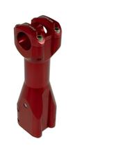 Manubrio morsetto Doppler per MBK Booster / Yamaha BWs, rosso anodizzato