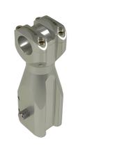 pince guidon Doppler Peugeot Speedfight argent