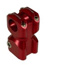 Lenkerklemme Doppler für Piaggio NRG, rot eloxiert