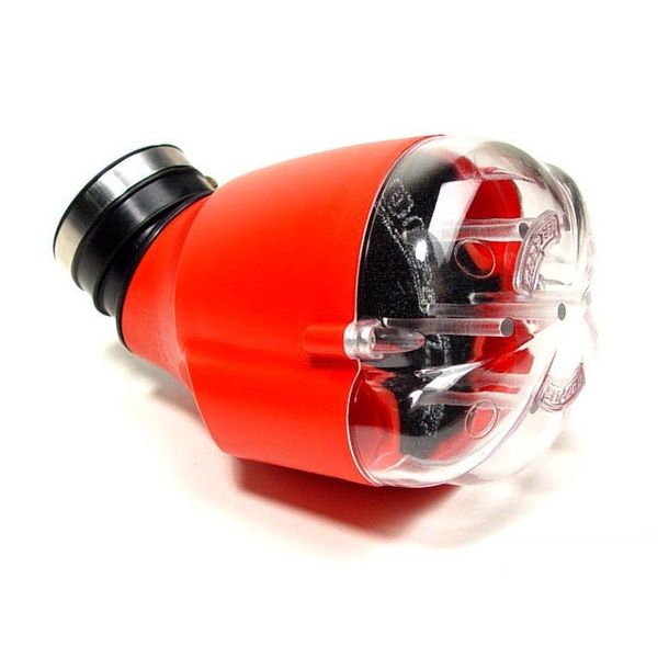 Filtre à air Doppler système Venturi-air NewStyle, rouge - filtre noir