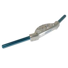 anodizzato discesa manubrio, Doppler, corse, argento-blu
