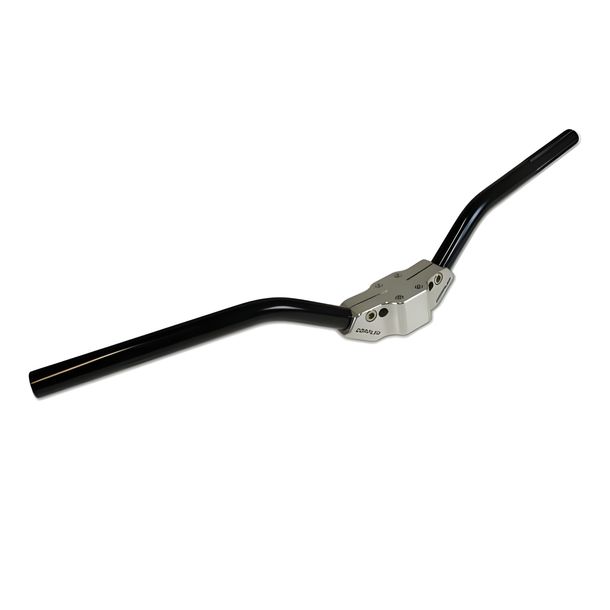 Anodisée guidon de descente Doppler Buffalo 600mm, argent-noir