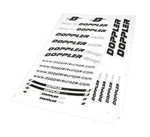 Stickerset Doppler, czarny