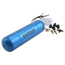 Boost Bottle Doppler, einstellbar, blau eloxiert