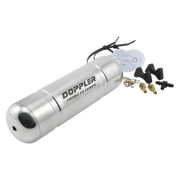 Bouteille Boost Doppler, chrome, incl. Kit de montage