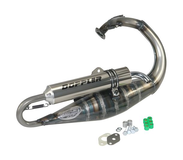 Système d'échappement Doppler RR-7 debout pour le titane Peugeot, E-mark