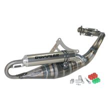 Auspuffanlage Doppler RR-7 Titan mit Zulassung für Piaggio Typhoon, Gilera Runner Aprilia SR R LC Street NRG Power AC SP Extreme Zip SSL 25 2 Sfera Restyling