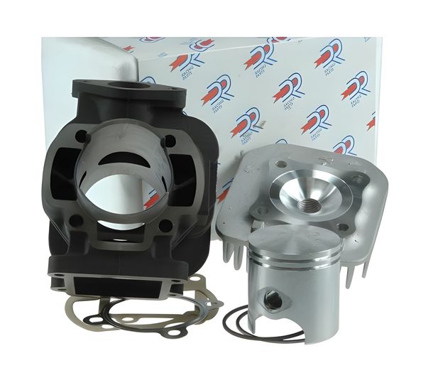 Cilindro DR Evolution 70cc in piedi per Minarelli (filetto corto)