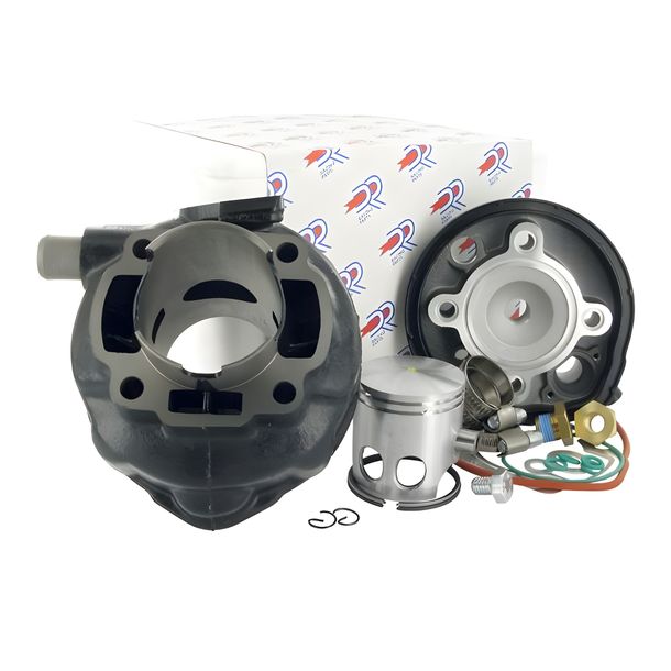 Zylinderkit DR Evolution 70ccm 10mm Kolbenbolzen für Minarelli liegend LC (Langgewinde)