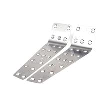 Edelstahl Trittbleche mit runder Bohrung für Peugeot Speedfight 1 und 2