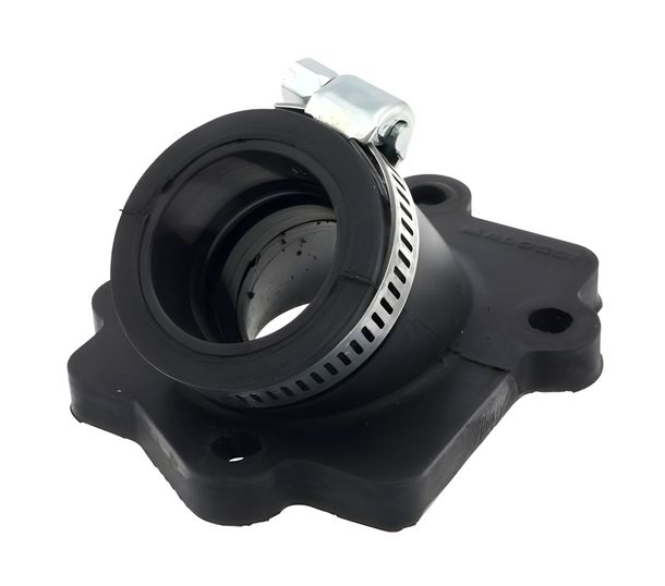 Colector de admisión Malossi, longitud de resonancia recta corta para Minarelli acostado, paso de 22 mm/conexión de 24,5 mm