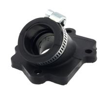 Ansaugstutzen Malossi, kurze gerade Resonanzlänge für Minarelli liegend, 22mm Durchlass / 24,5mm Anschluss