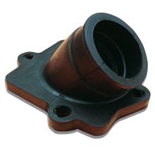 Ansaugstutzen Malossi, kurze gerade Resonanzlänge für Minarelli liegend, 22mm Durchlass / 28mm Anschluss