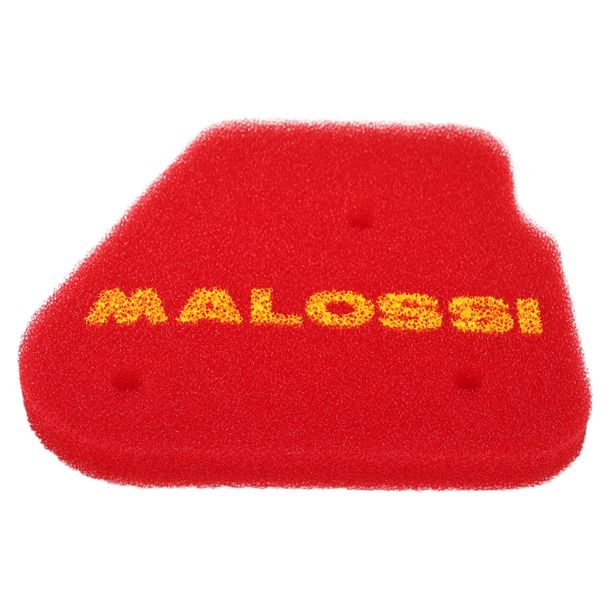 Élément de filtre à air, Malossi, Éponge rouge, pour boîte à air d'origine, Malaguti F10, F12, F15, Yesterday 50 / MBK Fizz, Forte