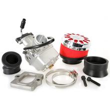 Carburateurset Malossi DellOrto VHST 28mm, met inlaatstuk en luchtfilter voor Piaggio