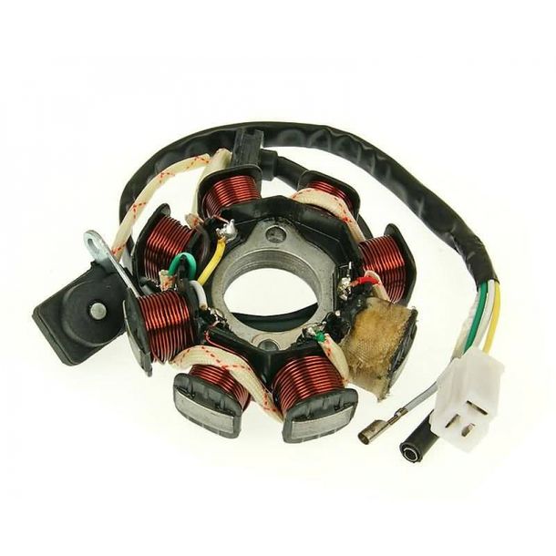 Estator del alternador Versión 2 para el tipo de motor GY6 139QMB / 139QMA