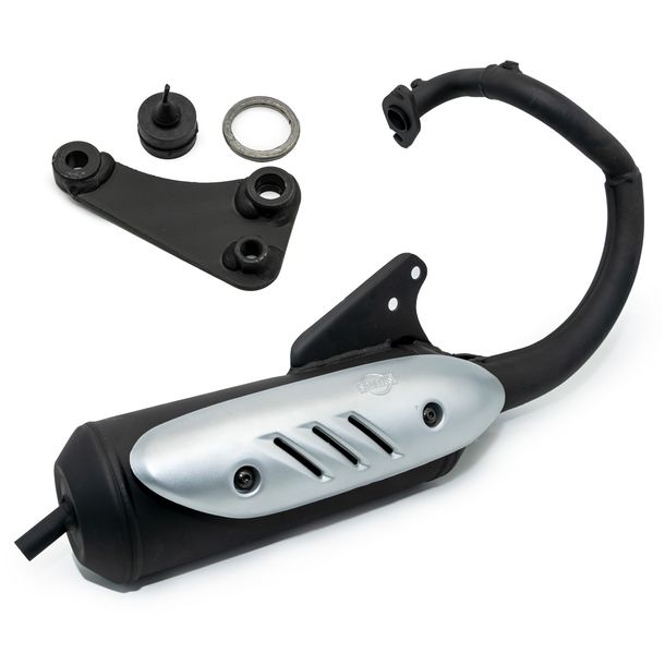Impianto di scarico LeoVince impianto completo SITO PLUS con omologazione, acciaio per Honda SFX 50 / Bali