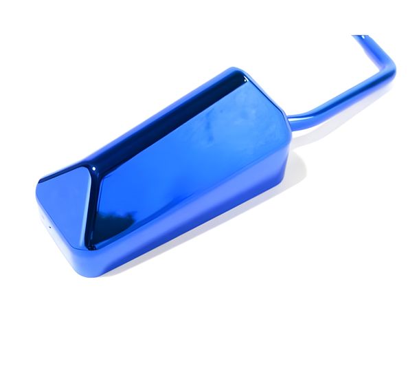 Miroir STR8 F1 style, universel, bleu, fil M8 (incl. Adaptateur filetage dans)